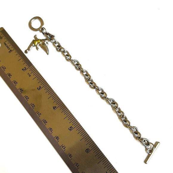 Disney silver tone tinkerbell charm bracelet - Picture 7 of 7